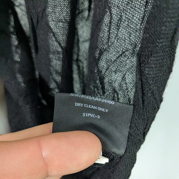 Eileen Fisher Top Cardigan S Black Open Lagenlook Eclectic Artsy Summer Layer - Picture 8 of 8